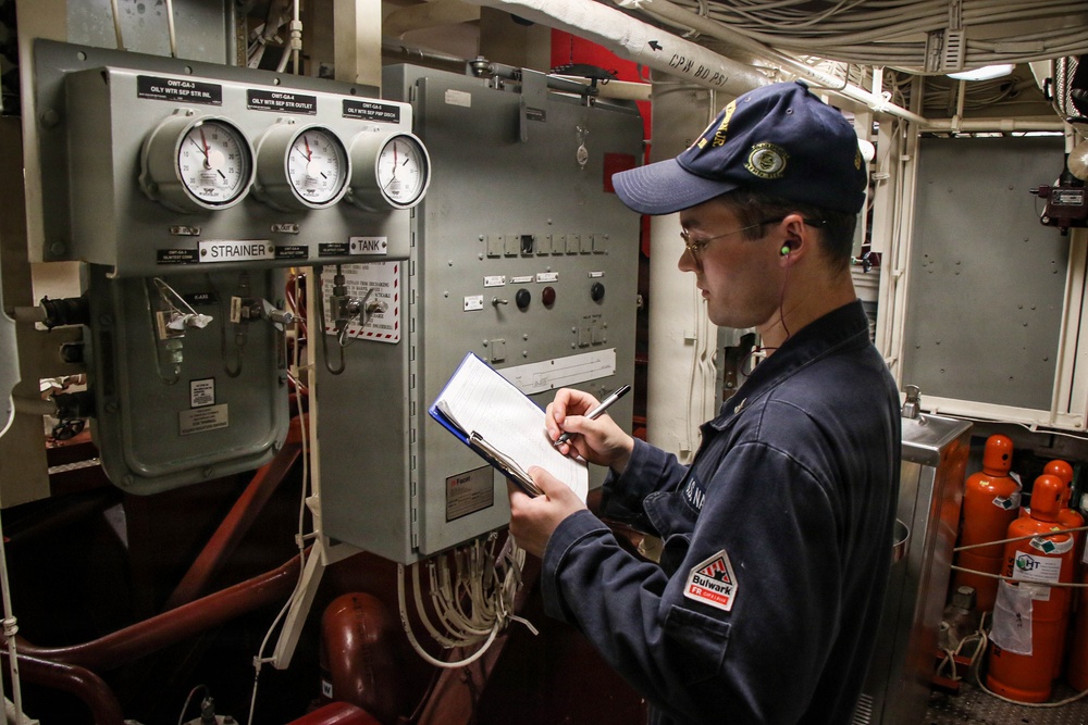 Frank E. Petersen Jr. Sailors Stand Watch