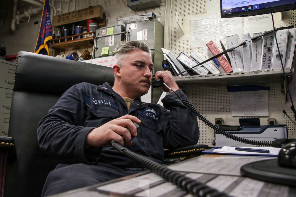 Frank E. Petersen Jr. Sailors Stand Watch