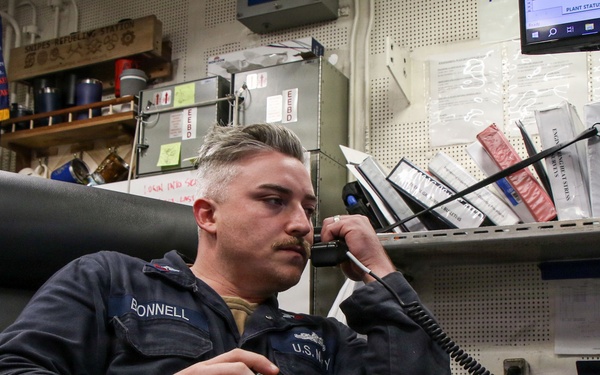 Frank E. Petersen Jr. Sailors Stand Watch