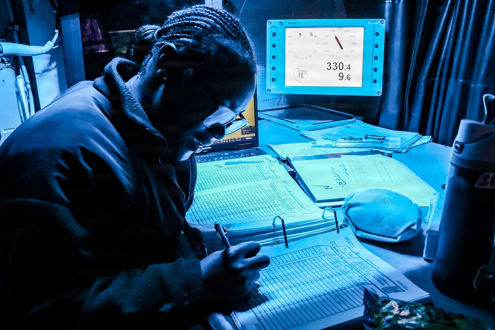 Frank E. Petersen Jr. Sailors Stand Watch