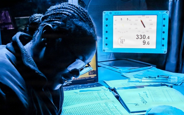 Frank E. Petersen Jr. Sailors Stand Watch