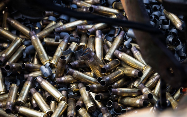 U.S. Marines Conduct a Mounted Live Fire Range