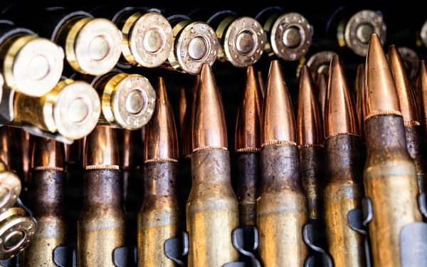 U.S. Marines Conduct a Mounted Live Fire Range