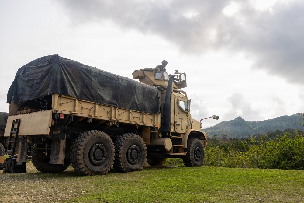 U.S. Marines Conduct a Mounted Live Fire Range
