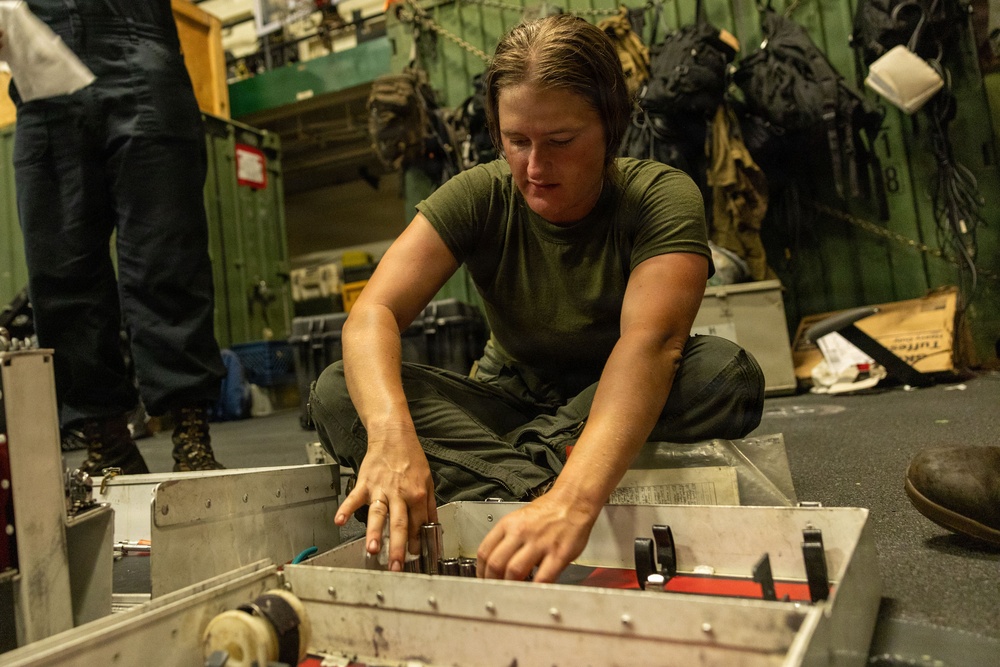 USS Portland Sailors and Marines Conduct Routine Operations