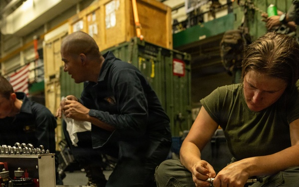 USS Portland Sailors and Marines Conduct Routine Operations