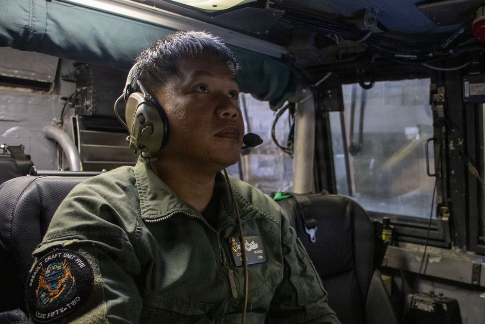 USS Portland Prepares for Typhoon Sinlaku Relief Efforts