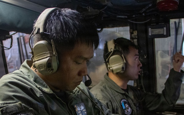 USS Portland Prepares for Typhoon Sinlaku Relief Efforts