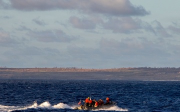 USS Portland Prepares for Typhoon Sinlaku Relief Efforts