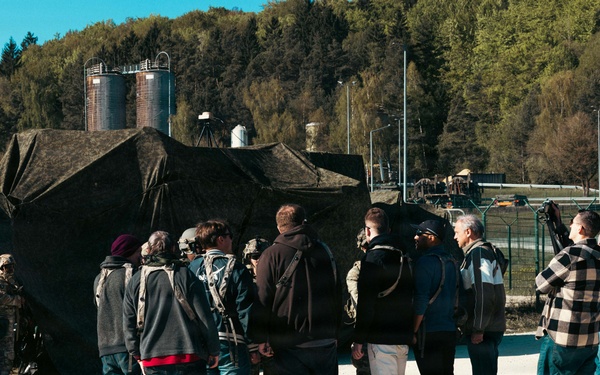 Combined Resolve 26-07 Civilian protest