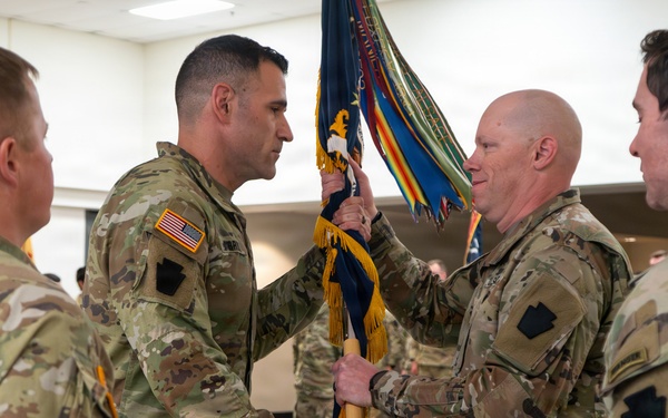 1-110th Infantry Regiment holds change of command ceremony