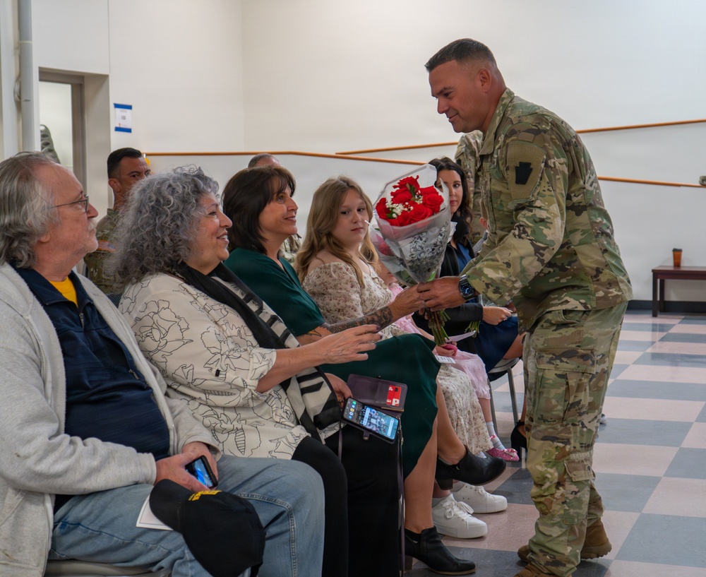 1-110th Infantry Regiment holds change of command ceremony