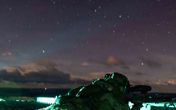 11th MEU Marines, Sailors Transit the Surigao Strait Abroad USS Boxer