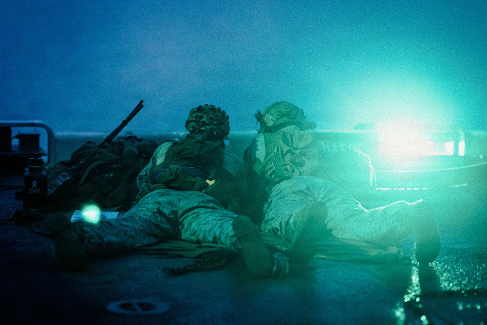 11th MEU Marines, Sailors Transit the Surigao Strait Abroad USS Boxer