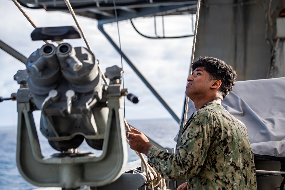 Nimitz Conducts Daily Operations