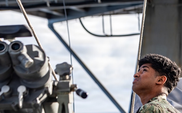 Nimitz Conducts Daily Operations