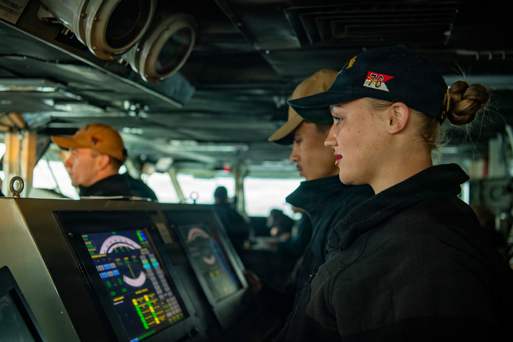 Nimitz Conducts Daily Operations