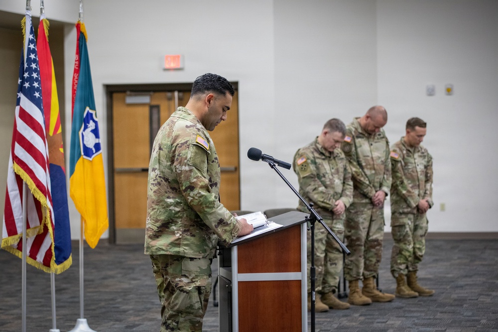 AZNG Military Police Battalion Welcomes New Leadership