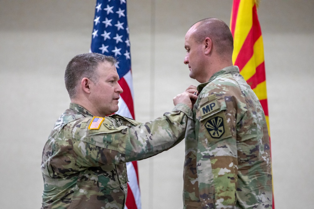 AZNG Military Police Battalion Welcomes New Leadership