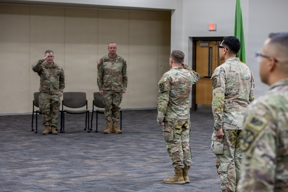 AZNG Military Police Battalion Welcomes New Leadership