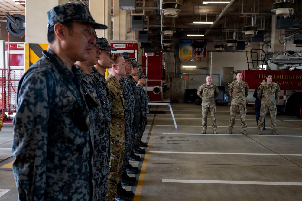 Bilateral firefighter exchange at Misawa reinforces alliance, emergency response readiness