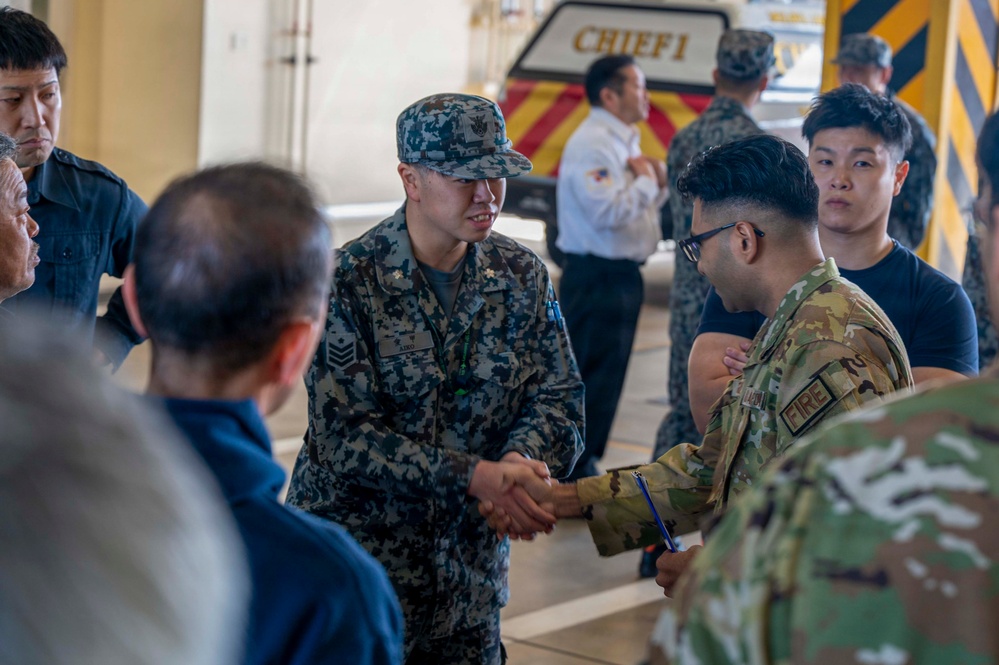 Bilateral firefighter exchange at Misawa reinforces alliance, emergency response readiness