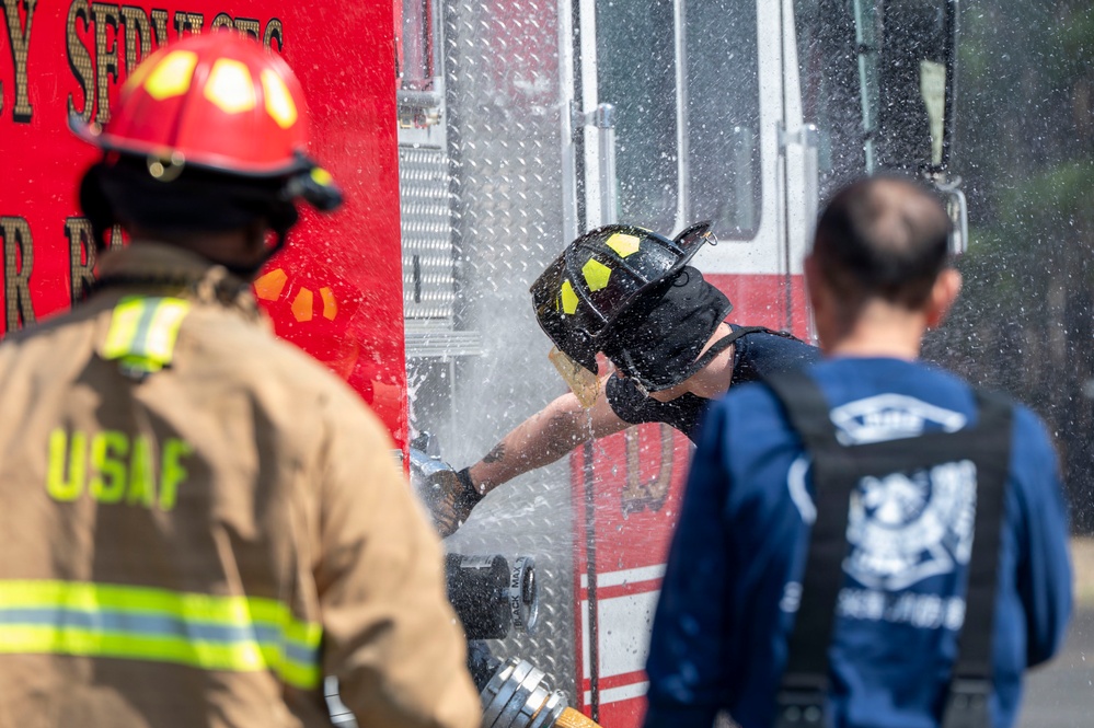 Bilateral firefighter exchange at Misawa reinforces alliance, emergency response readiness