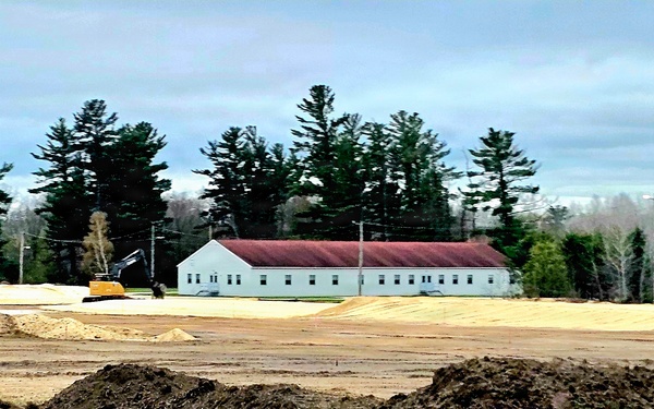 Parking area for Wisconsin National Guard’s MATES under construction