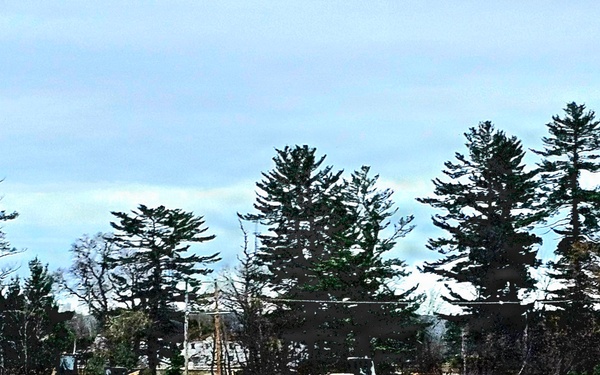 Parking area for Wisconsin National Guard’s MATES under construction at Fort McCoy
