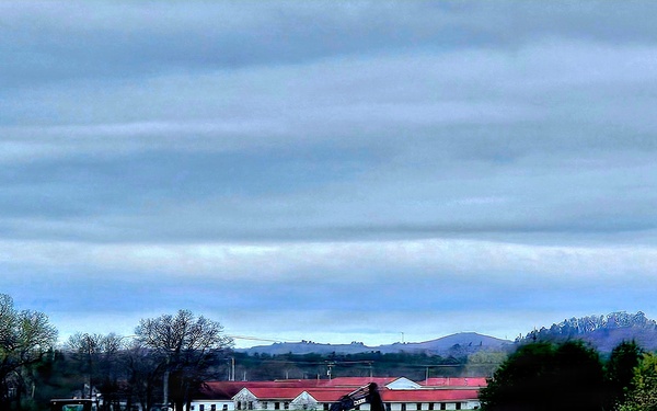 Parking area for Wisconsin National Guard’s MATES under construction at Fort McCoy