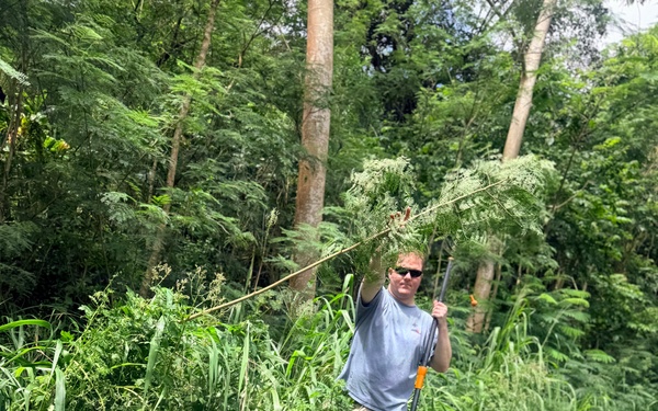 Laulima Navy Volunteers Restore Haiku Valley Through Community Service