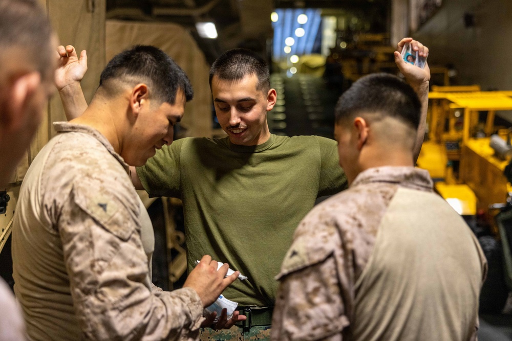 11th MEU Marines, Sailors Conduct Emergency Control Center Training Abroad USS Boxer