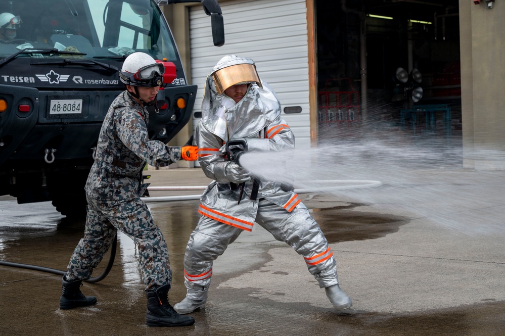 Bilateral firefighter exchange at Misawa reinforces alliance, emergency response readiness