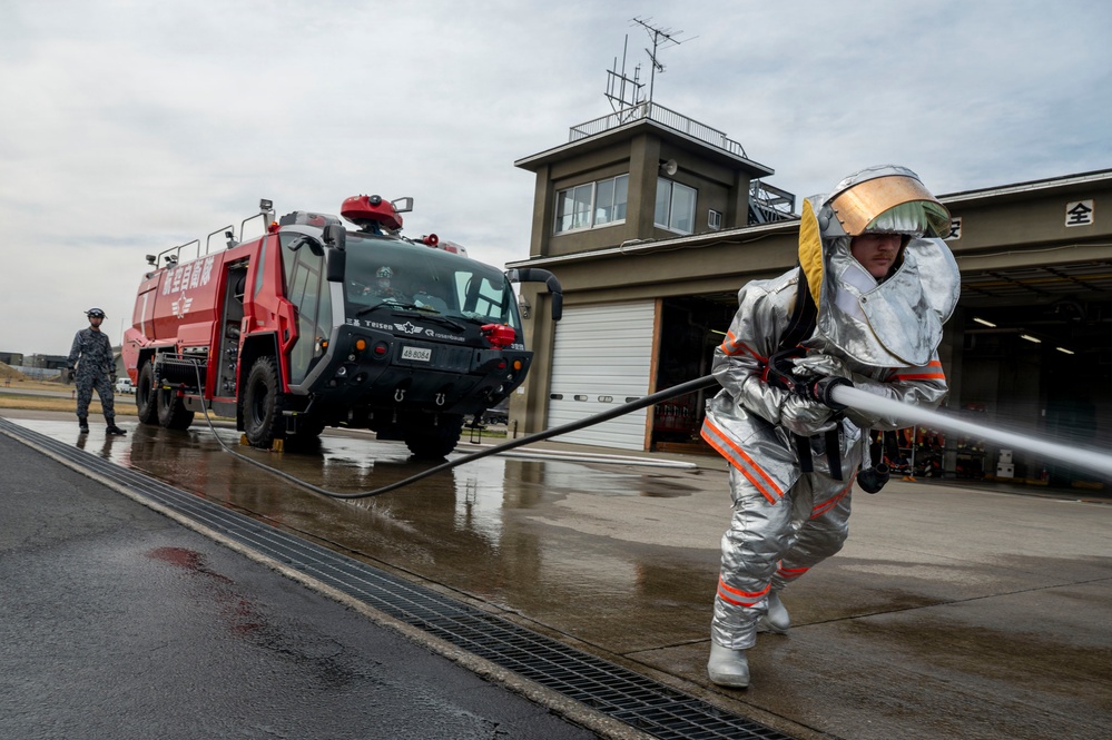 Bilateral firefighter exchange at Misawa reinforces alliance, emergency response readiness