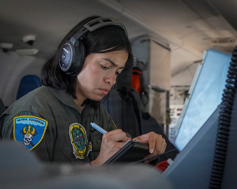 VP-26 Tridents Combat Aircrew Conduct Anti-Submarine Warfare onboard P-8A Poseidon