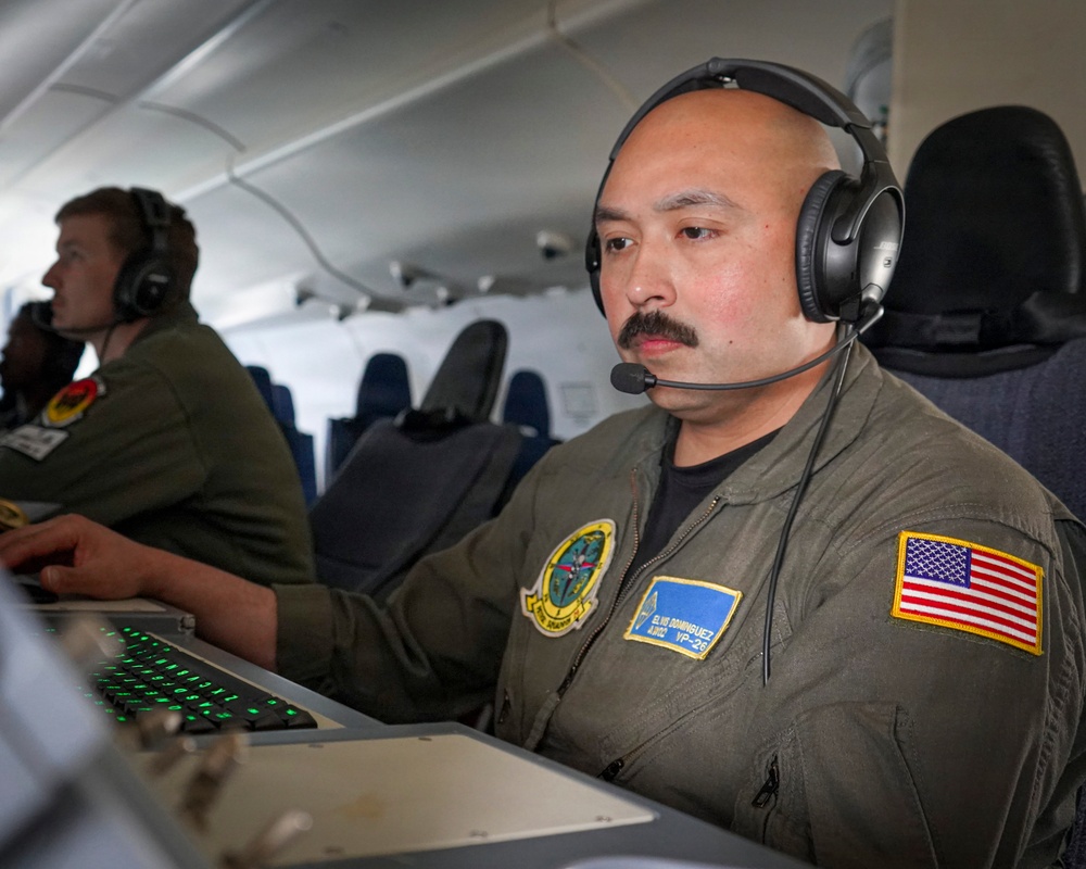 VP-26 Tridents Combat Aircrew Conduct Anti-Submarine Warfare onboard P-8A Poseidon