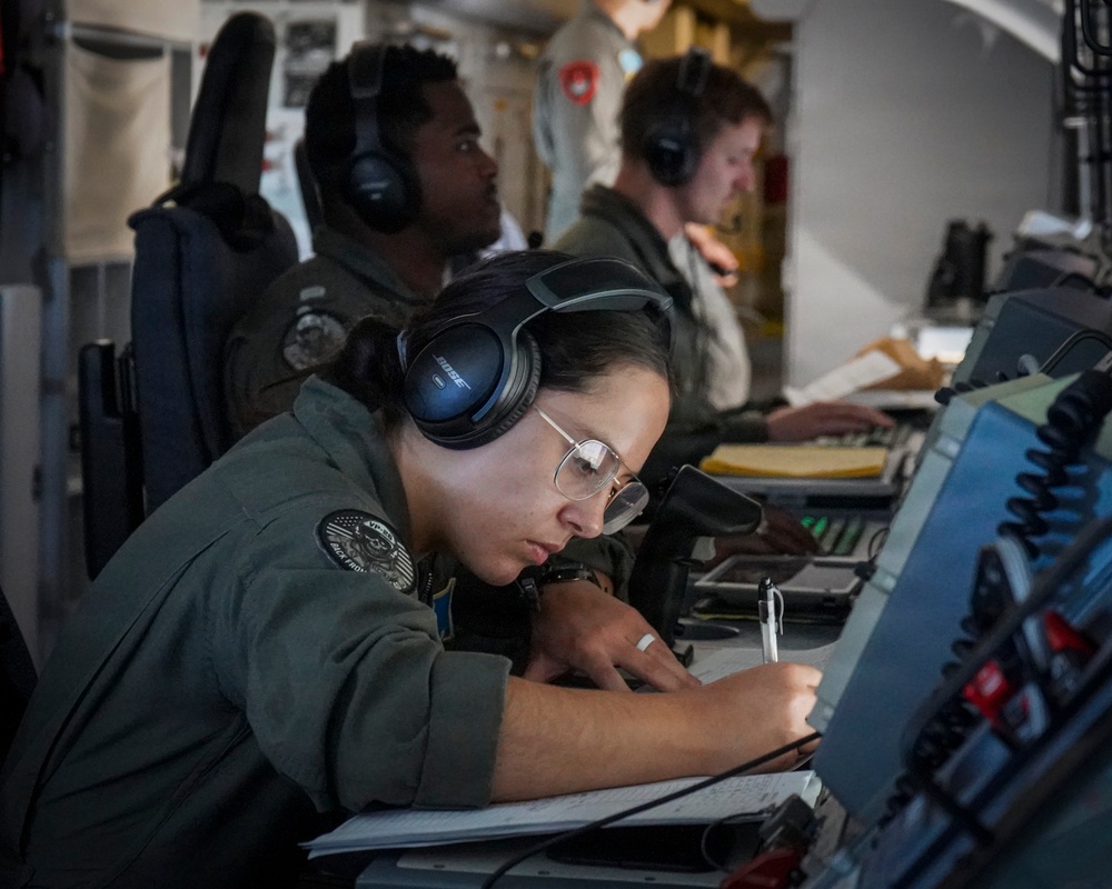 VP-26 Tridents Combat Aircrew Conduct Anti-Submarine Warfare onboard P-8A Poseidon