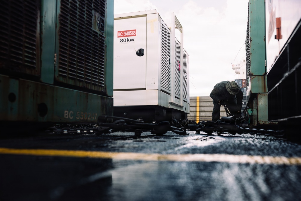 Assault Craft Unit 5 Sailors Respond to Super Typhoon Sinlaku