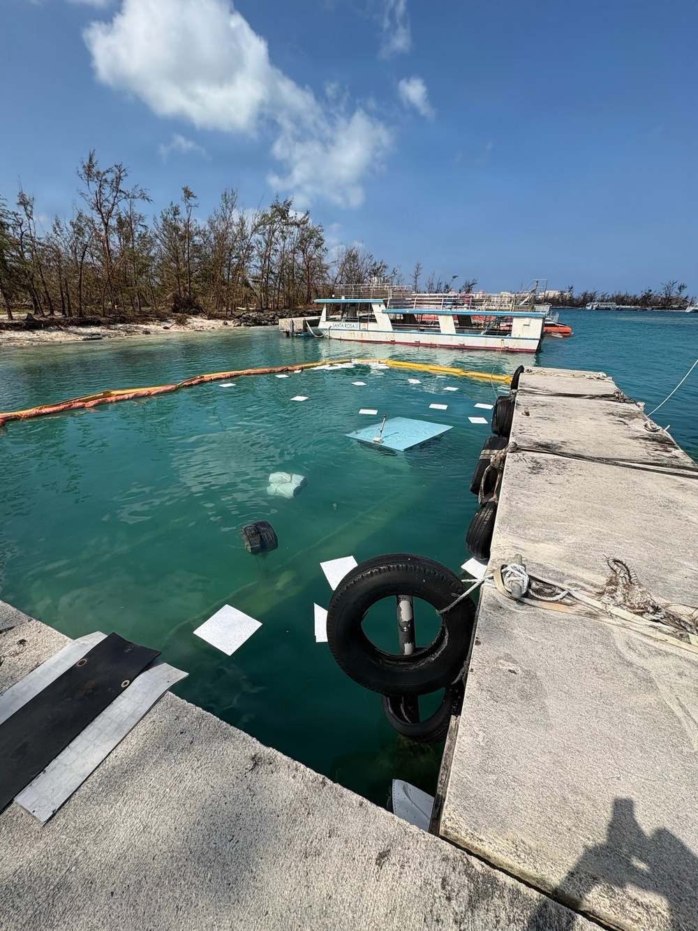 Responders assess potential pollution from sunken vessels in Saipan