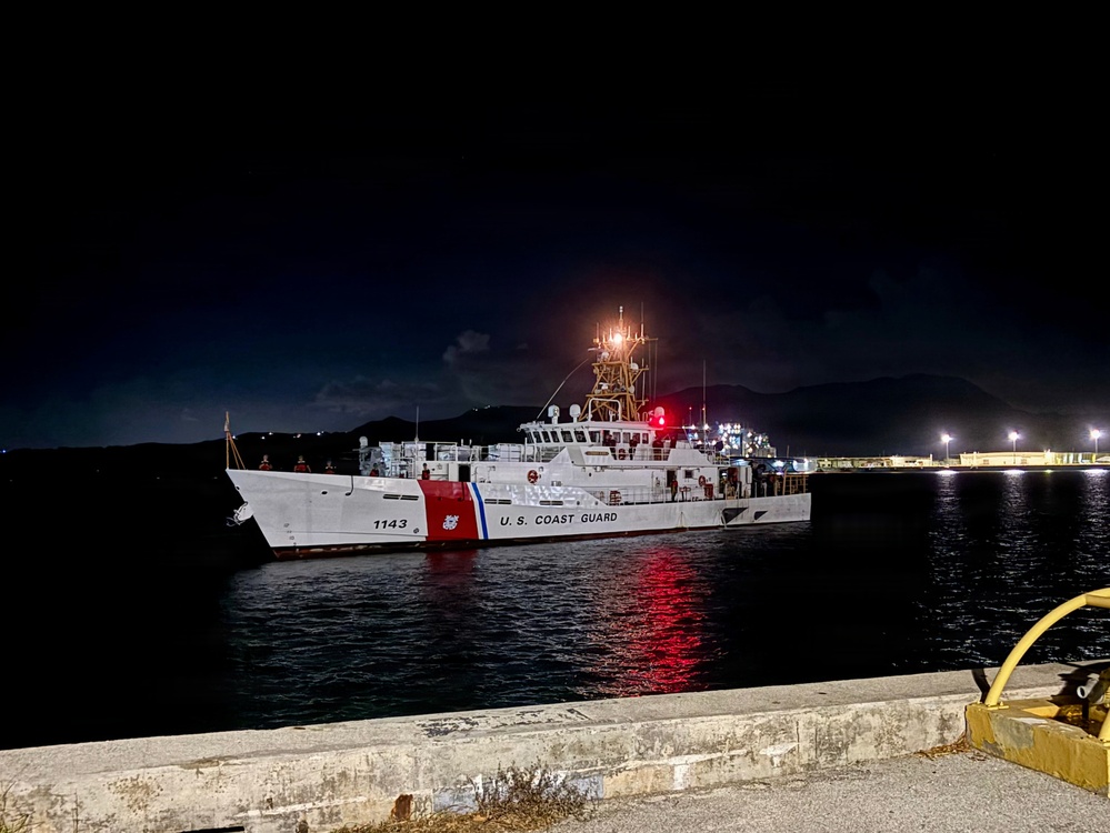 USCGC Frederick Hatch (WPC 1143) returns to Guam