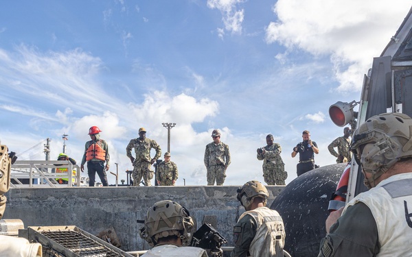 ACU-5 Sailors Transport Generators during DSCA Operations