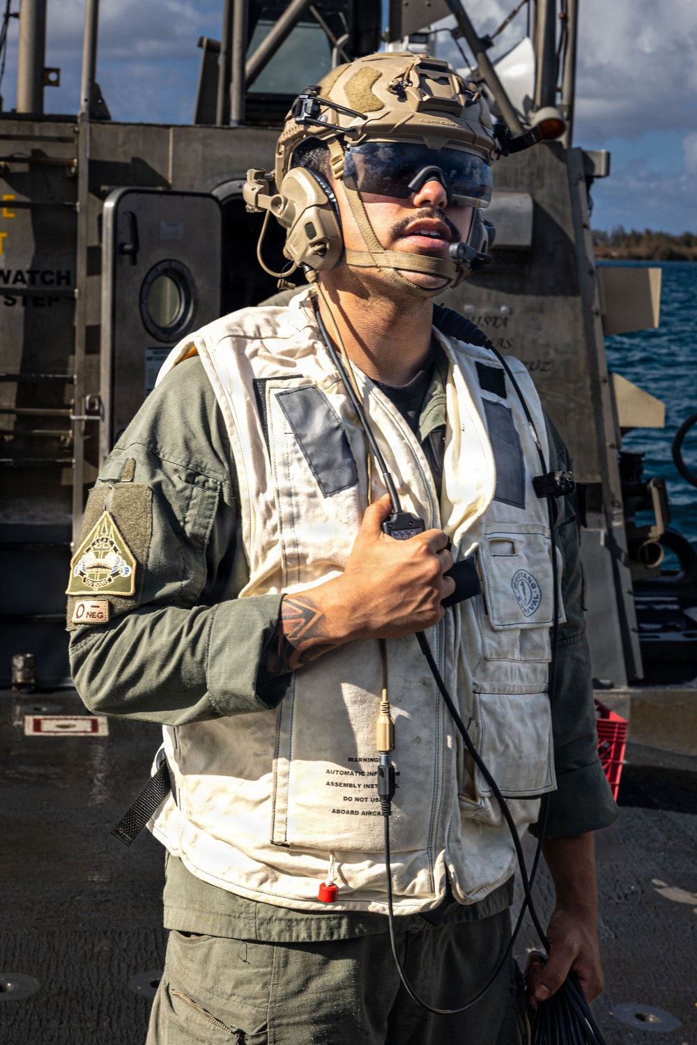 ACU-5 Sailors Transport Generators during DSCA Operations