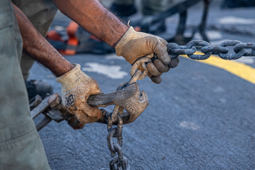 ACU-5 Sailors Transport Generators during DSCA Operations