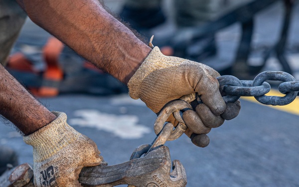 ACU-5 Sailors Transport Generators during DSCA Operations