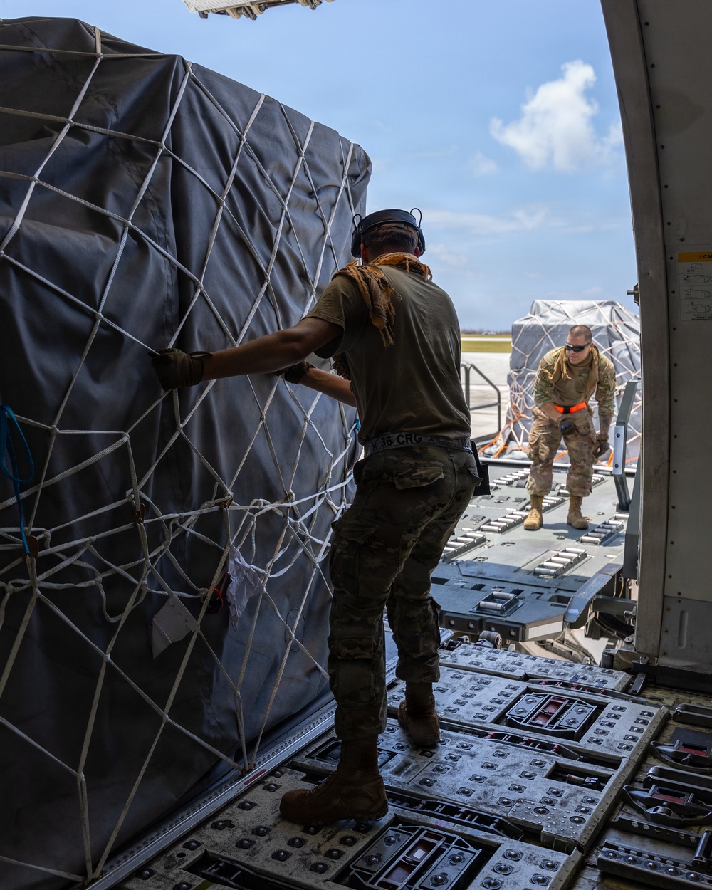 36th CRS supports Saipan humanitarian relief effort