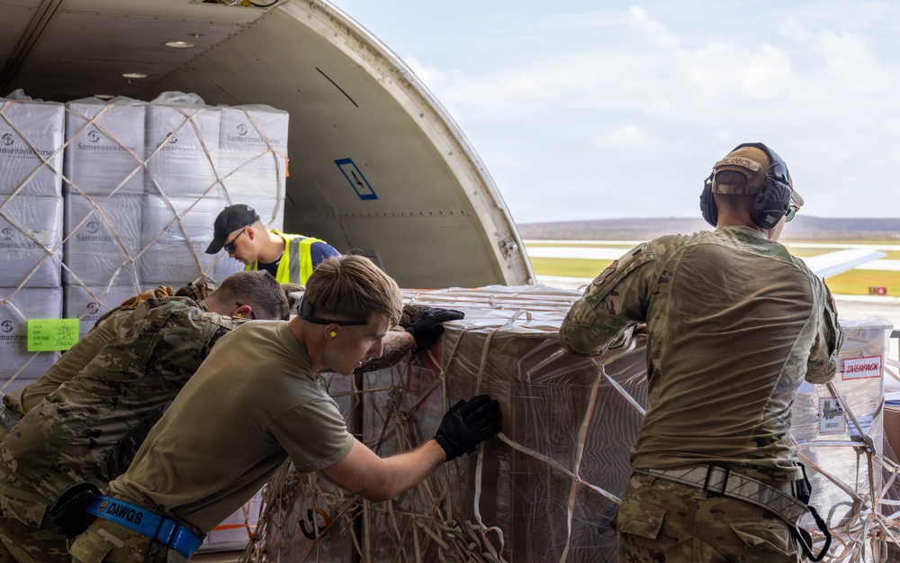 36th CRS supports Saipan humanitarian relief effort