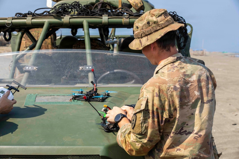 Balikatan 2026: 25th ID Soldiers Conduct Drone Training Before the Counter Landing Live Fire Exercise in the Philippines