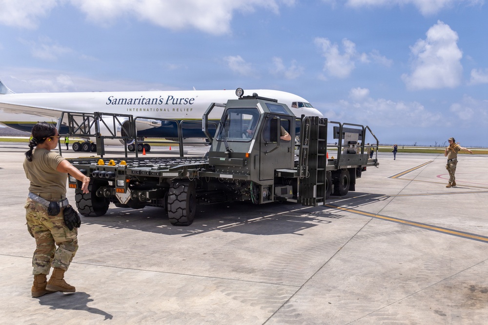 36th CRS supports Saipan humanitarian relief effort
