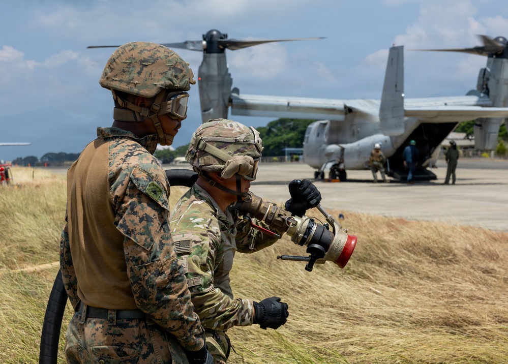 Balikatan 2026: U.S. Marines and Army Participate in Convoy Maintenance and Fuel Testing Procedure