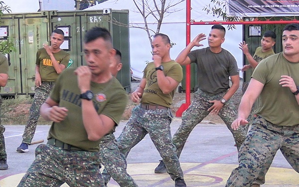 Balikatan 2026: Philippine Marines lead martial arts training with U.S. Marines with MRF-D 26